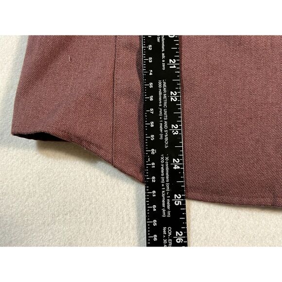 Women's Fly Low Brigitte Tech Flannel Shirt Medium Snap Button Gorpcore Western - Picture 10 of 10